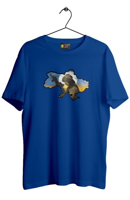 Футболка чоловіча з принтом "Слава ЗСУ". Вільна нація, воля, героям слава, мир, свобода, слава зсу, слава україні, україна, чисте небо, щасливі люди. 2070702