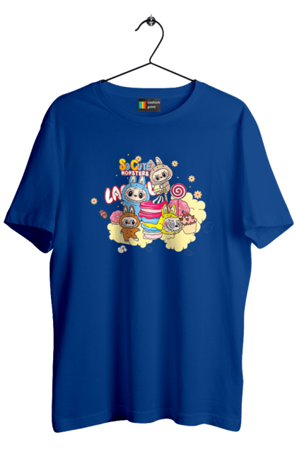 Футболка чоловіча з принтом "Labubu". Labubu, weird cute, іграшки, лабубу. 2070702