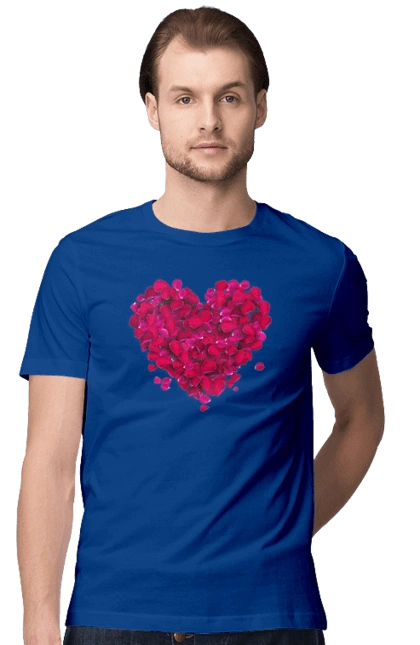 Серце З Пелюсток Троянди