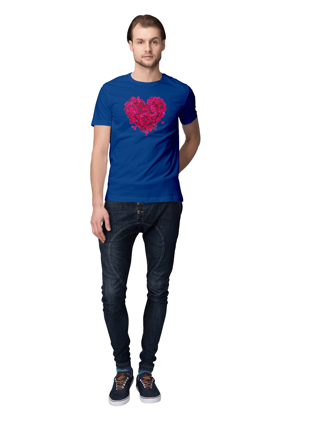 Серце З Пелюсток Троянди