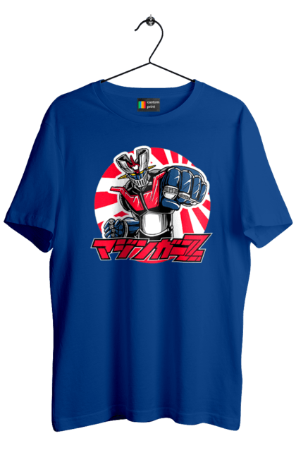 Men's t-shirt with prints Mazinger Z Grendizer. Anime, goldorak, goldrake, grendizer, manga, mazinger z, mecha, robots. 2070702