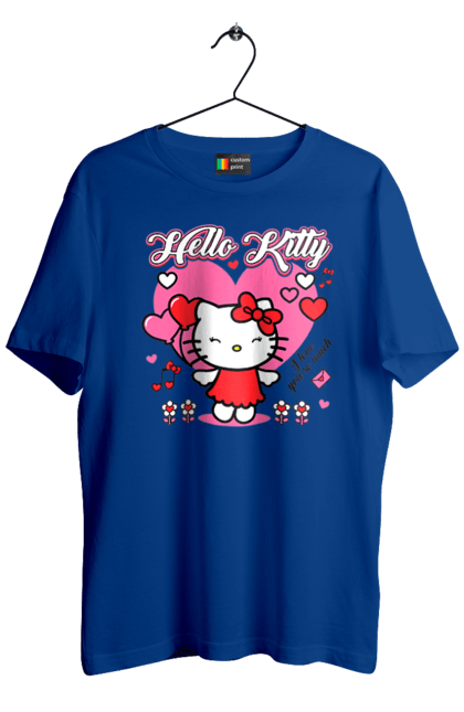 Men's t-shirt with prints Hello Kitty. Brand, cat, character, hello kitty, kitten. 2070702