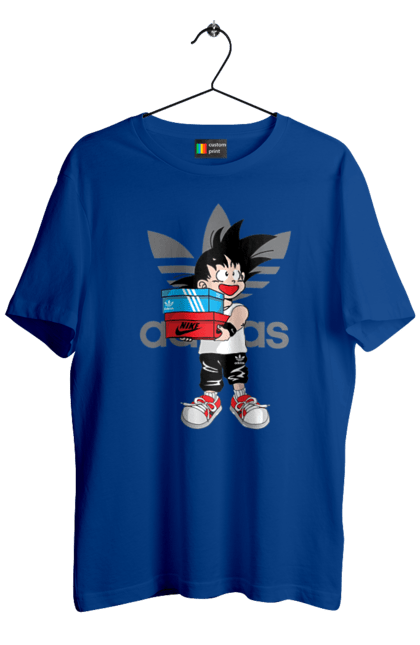 Футболка мужская с принтом Adidas Сон Гоку. Adidas, anime, dragon ball, son goku, адидас, аниме, гоку, жемчуг дракона, манга, сон гоку. 2070702