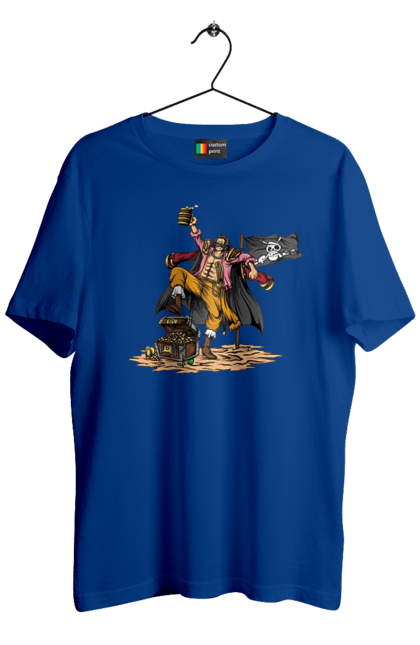 Men's t-shirt with prints One Piece Gol D. Roger. Anime, gol d. roger, gold roger, manga, one piece, straw hat pirates. 2070702