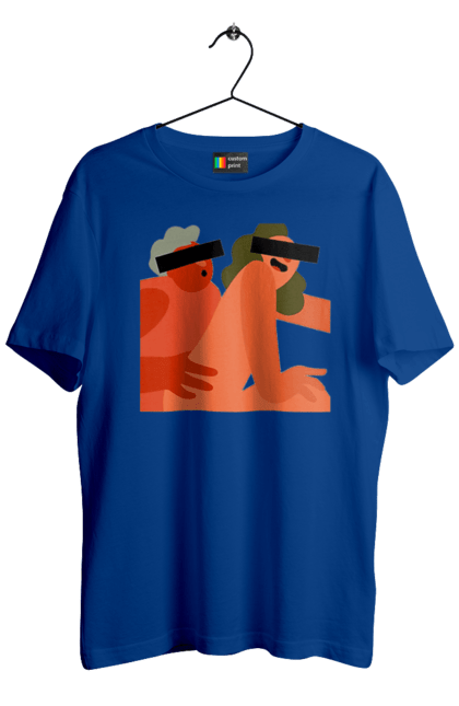 Футболка чоловіча з принтом "Кохання та прихована камера". Prikol, smex, гумор, дружба, жуйка, любов, мир, нас не впізнають, прихована камера, секс. 2070702