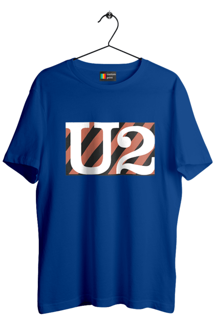 Men's t-shirt with prints Group U2. Alternative rock, dance rock, group, music, post-punk, rock, soft rock, tour. 2070702