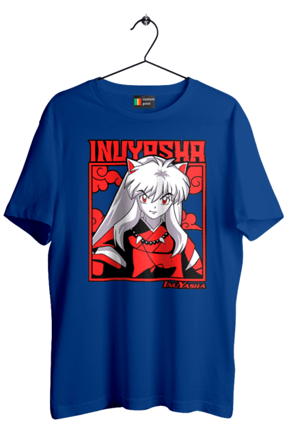 Футболка чоловіча з принтом "Inuyasha". Anime, inuyasha, manga, rumiko takahashi, аніме, демон охоронець, манга, руміко такахасі. 2070702