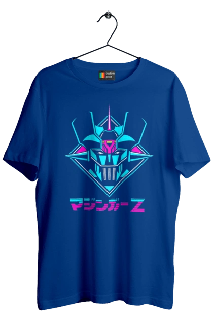 Футболка мужская с принтом Mazinger Z Грендайзер. Goldorak, goldrake, grendizer, mazinger z, mecha, аниме, грендайзер, манга, меха, роботы. 2070702