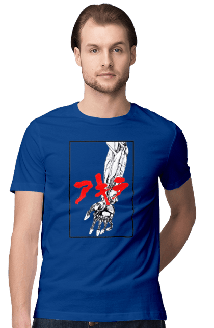 Men's t-shirt with prints Akira Tetsuo Shima. Akira, anime, cyberpunk, manga, tetsuo shima. 2070702