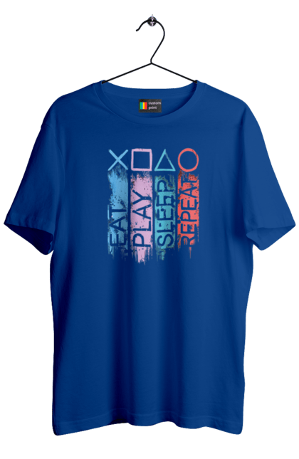 Футболка чоловіча з принтом "Геймпад". Playstation, sony, геймпад, гра, джостик. 2070702