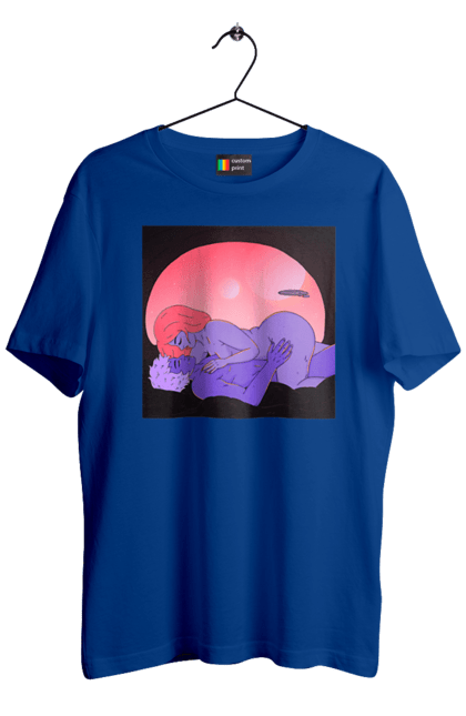 Футболка чоловіча з принтом "Інопланетяни Дівчина І Хлопець". Голі, дівчина, хлопець. 2070702