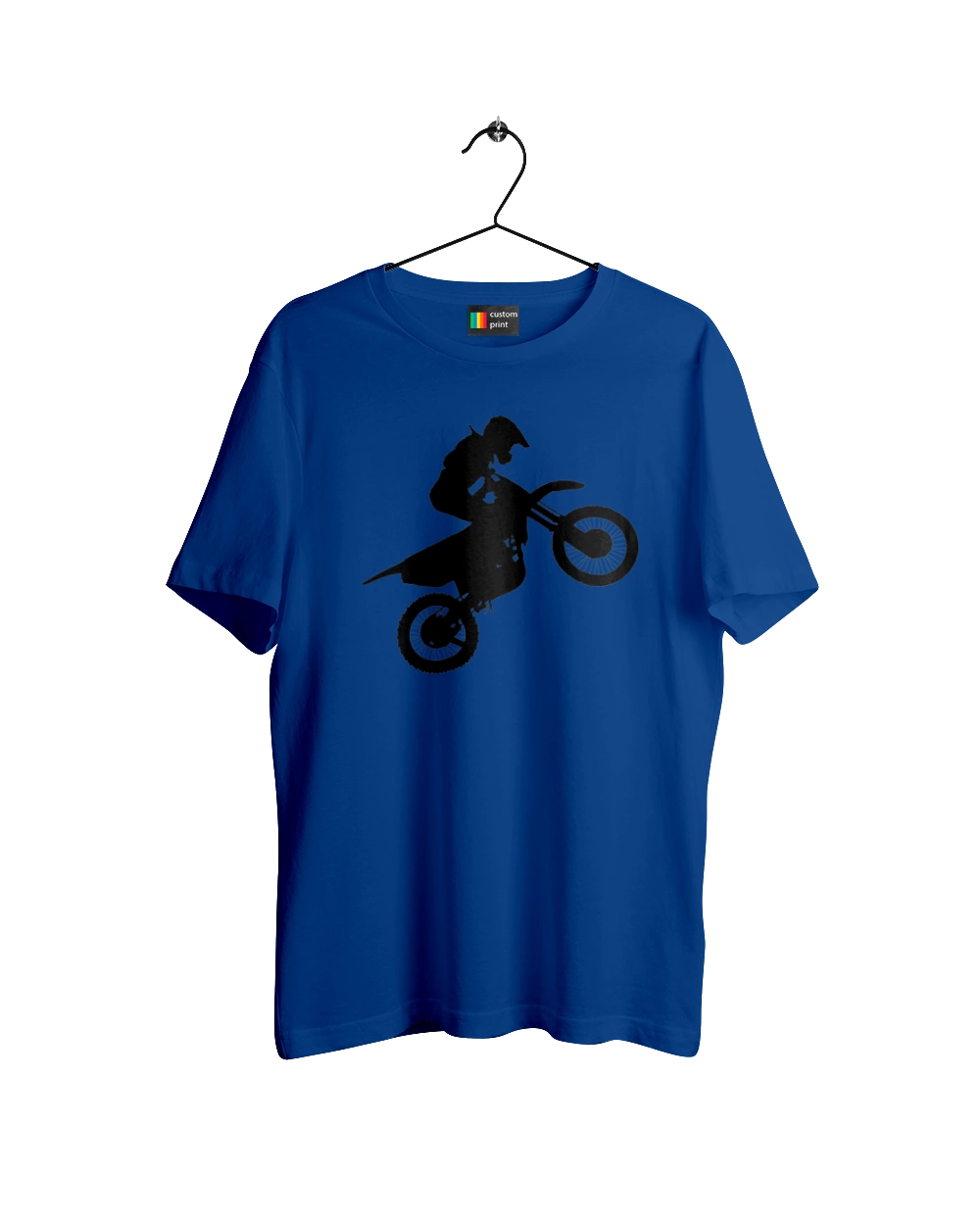 Silhouette Of A Motorcyclist