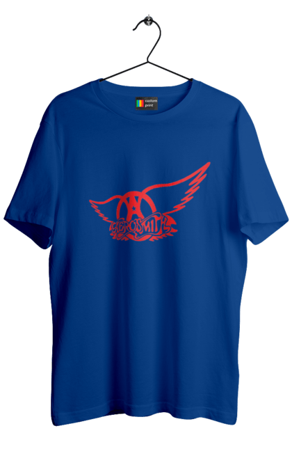 Men's t-shirt with prints Aerosmith. Aerosmith, blues rock, glam rock, group, hard rock, music, rock, rock`n`roll. 2070702