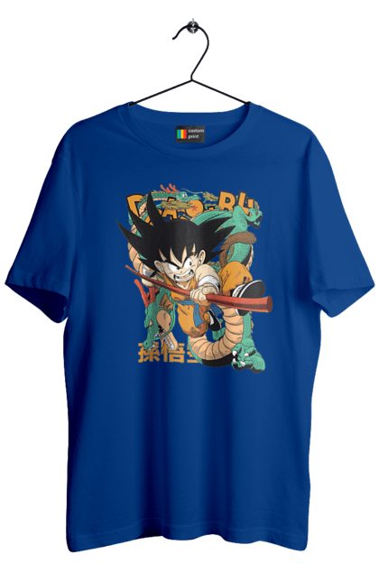 Футболка чоловіча з принтом "Перли дракона Сон Гоку". Dragon ball, manga, son goku, аніме, гоку, манга, перли дракона, сон гоку. 2070702