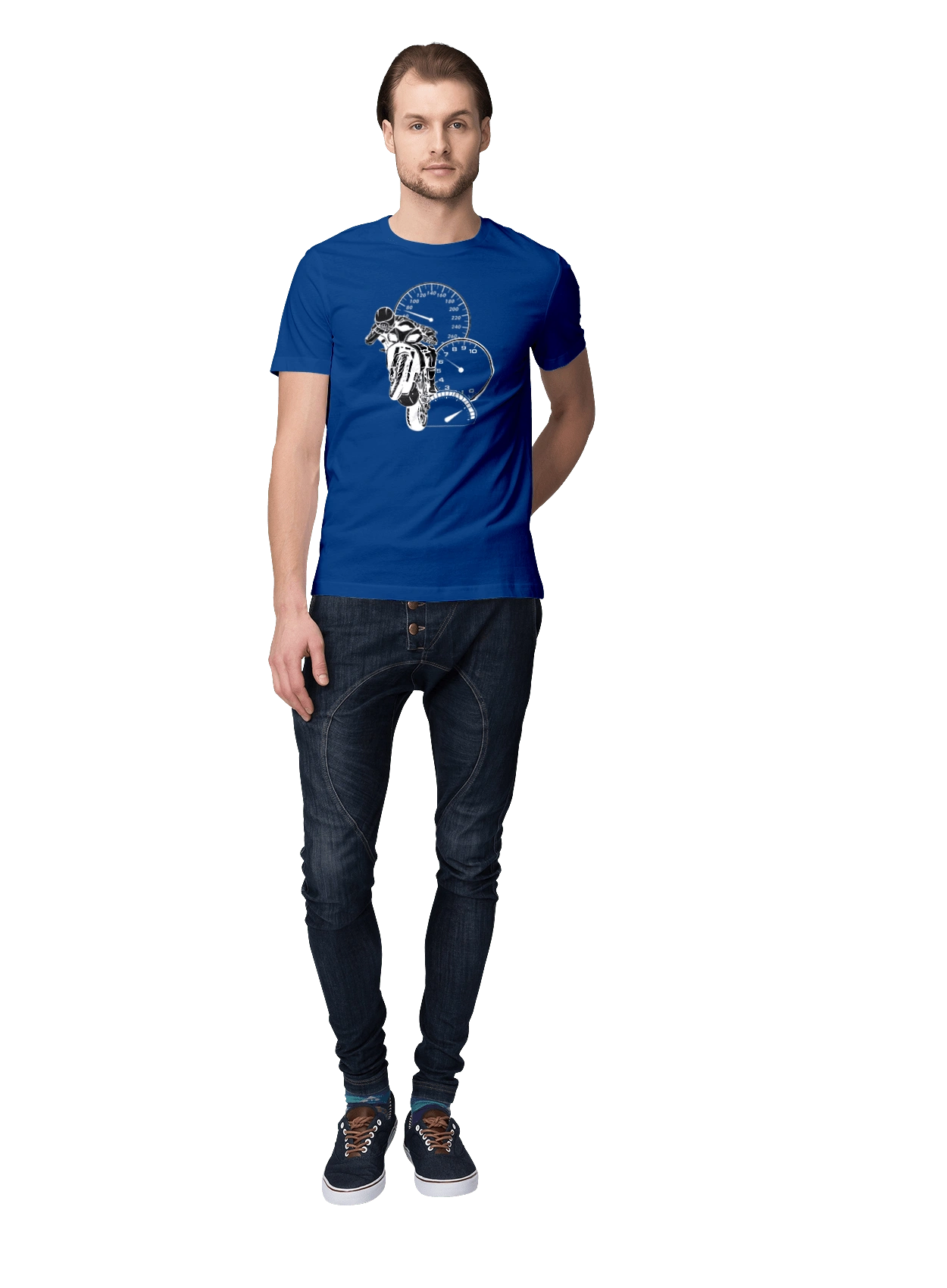 Motorcycle And Speed White