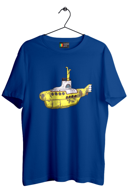 Футболка чоловіча з принтом "Жовтий підводний човен". Біт група, бітлз, група, джон леннон, жовта, жовтий підводний човен, знаменита, класика, ливерпуль, музика, підводний човен, покоління, поп, рок, рок н ролл, хіт. ART принт на футболках