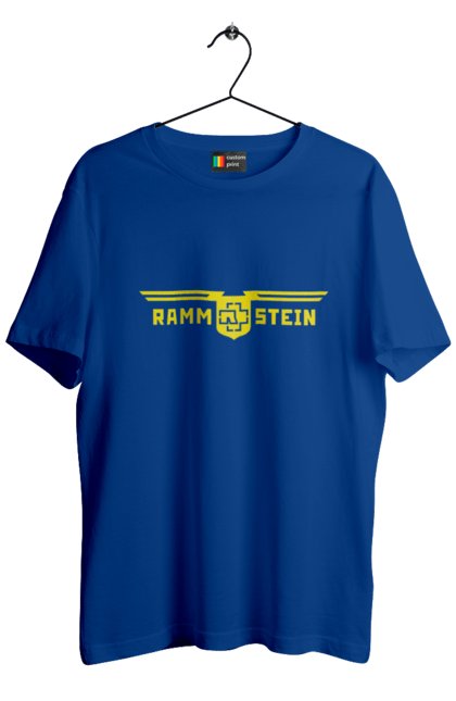 Men's t-shirt with prints Rammstein. Gothic metal, group, hard rock, industrial metal, music, rammstein, ramstein. 2070702