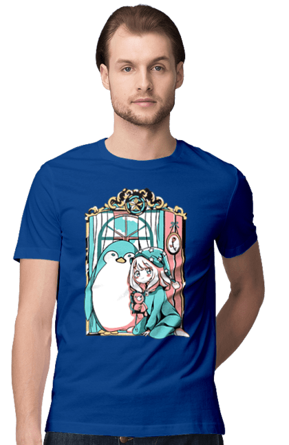 Men`s t-shirt with prints Spy x Family Anya. Anime, anya, loid, manga, spy x family, yor. 2070702