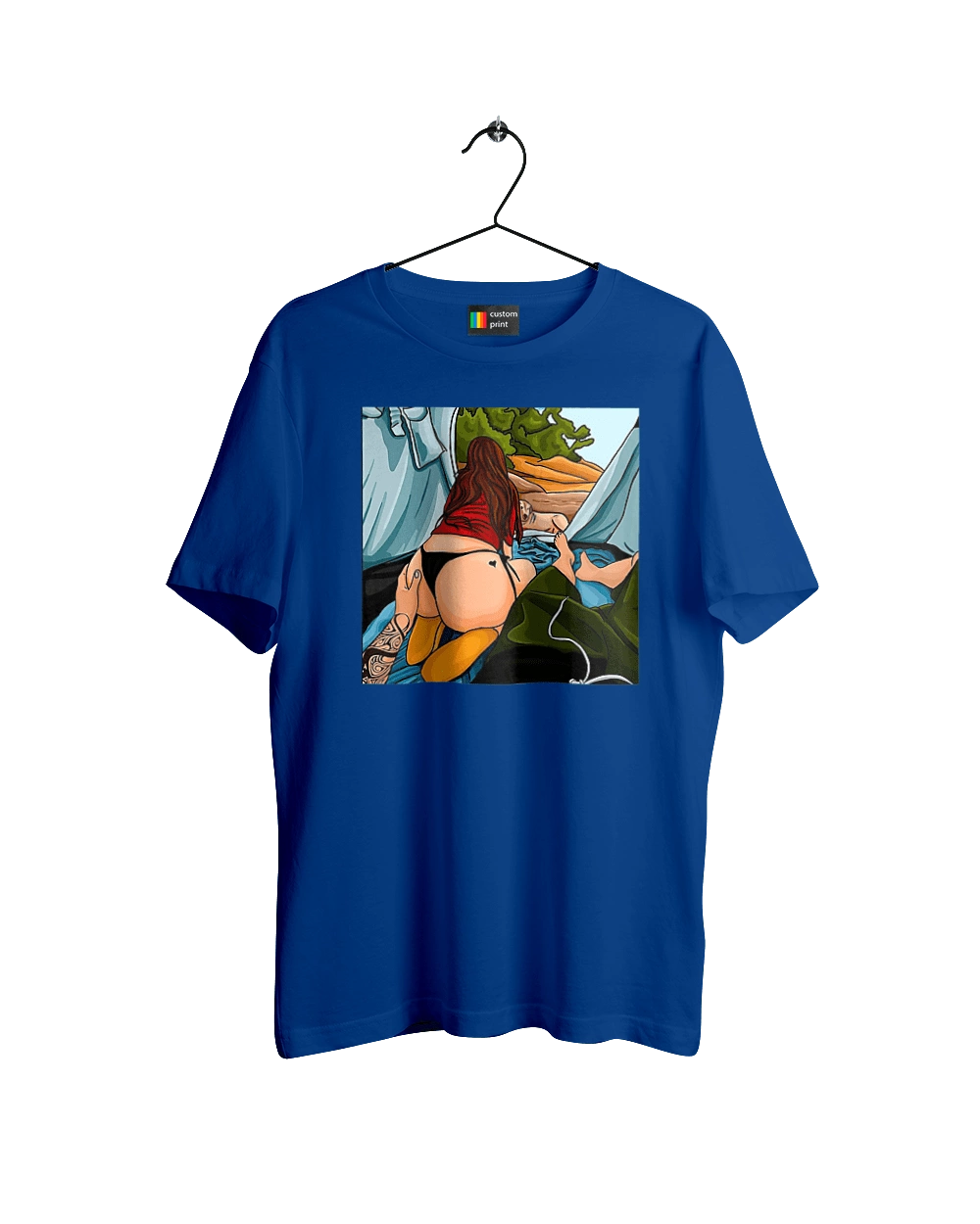 Rest With Favorite In The Tent