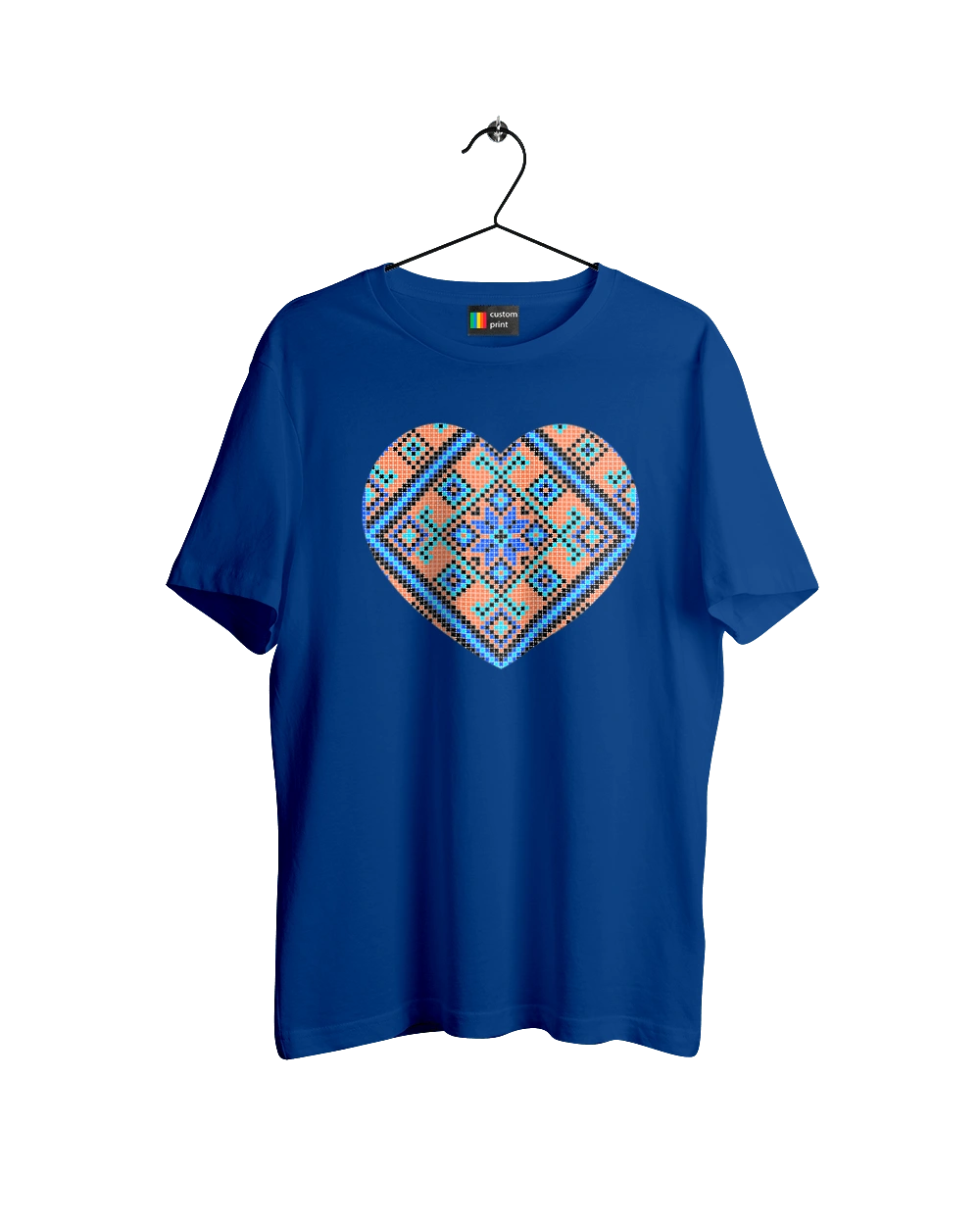 Серце вишивка