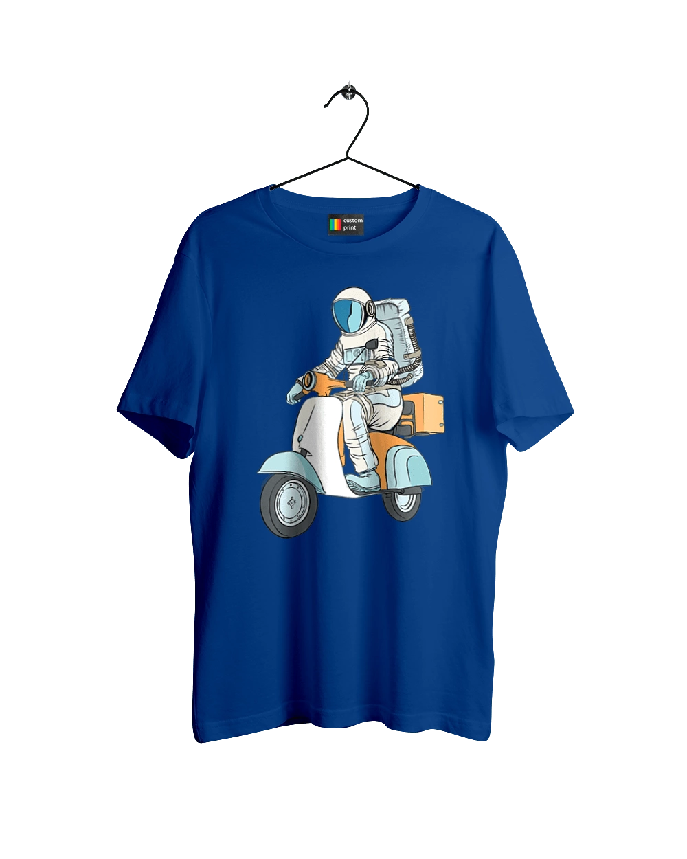 Astronaut on a motorcycle