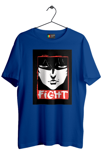 Men's t-shirt with prints Hanma Baki. Anime, baki fighter, hanma baki, manga, martial arts, tv series. 2070702