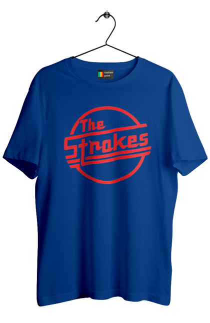 Футболка мужская с принтом The Strokes. Strokes, альтернативный рок, гаражный рок, группа, инди, инди-рок, музыка, постпанк-ривайвл, рок. 2070702