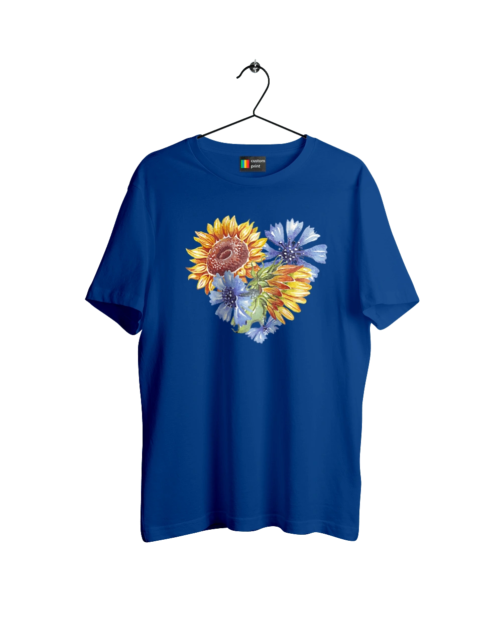 Серце соняшники та фіалки