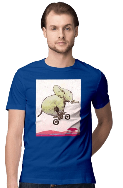 Elephant On A Motorcycle