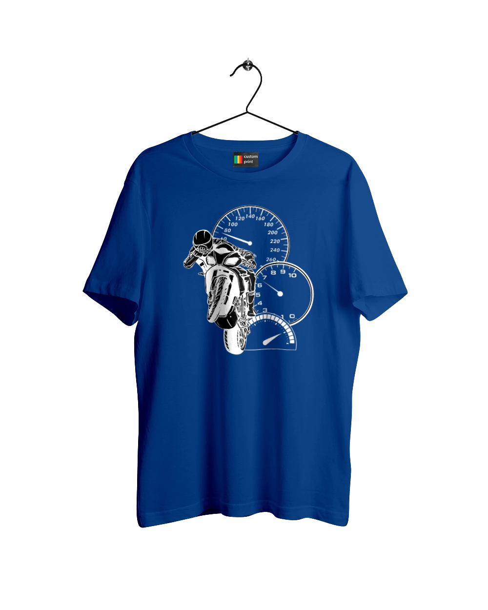 Motorcycle And Speed White