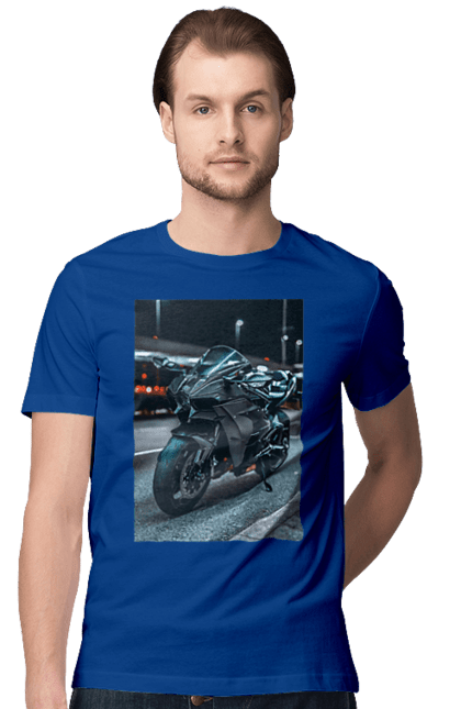 Футболка чоловіча з принтом "Мото цитаты". Байк, мото, спорт, цитаты. 2070702