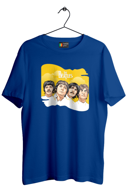 Men's t-shirt with prints The Beatles. Beatles, george harrison, john lennon, liverpool four, music, paul mccartney, ringo starr. 2070702