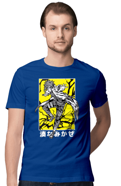 Men's t-shirt with prints Anime 40. Anime, character, manga, minato namikaze, naruto, ninja, tv series. 2070702