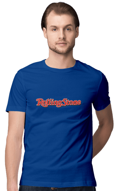 Men's t-shirt with prints Rolling Stones. Blues rock, group, music, rhythm n blues, rock`n`roll, rolling stones. 2070702