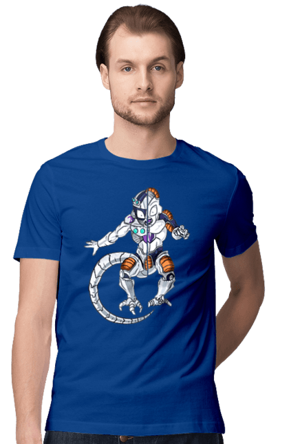 Men's t-shirt with prints Dragon Ball Frieza. Anime, dragon ball, frieza, manga, tv series. 2070702