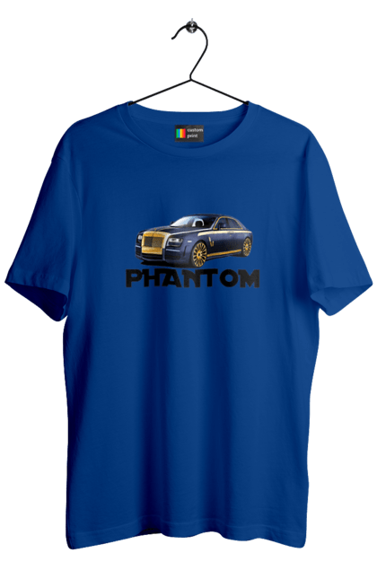 Футболка чоловіча з принтом "Ролс ройс". Авто, автомобіль, люкс клас, ролс ройс, седан, фантом. 2070702