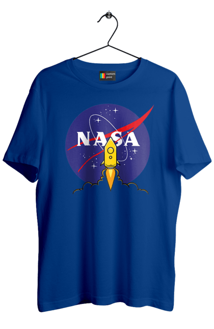 Men's t-shirt with prints NASA. Aeronautics, astronautics, aviation, nasa, research, rocket, science, space, technologies, usa. 2070702