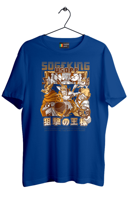 Men's t-shirt with prints One Piece Usopp. Anime, manga, one piece, sniper, straw hat pirates, usopp. 2070702