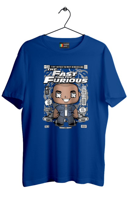Футболка чоловіча з принтом "Dom Toretto Fast and Furious". Автомобіль, дом торетто, торетто, форсаж, швидкий і лютий. Funkotee