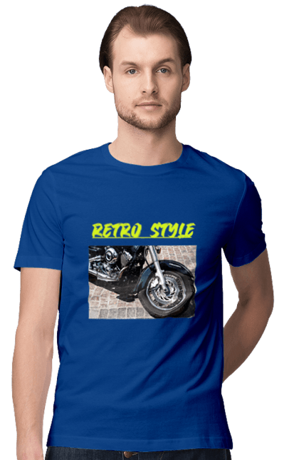 Men`s t-shirt with prints Moto2. Bike, motorbike, retro, road, speed, style. 2070702