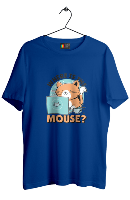 Футболка чоловіча з принтом "Де миша?". Angular, c, css, html, it, javascript, jquery, php, python, react, svelt, vue, айтишник, айті, гумор, код, кодувати, прогер, програміст, програмісти, ти ж, ти ж програміст, тиж програміст. 2070702