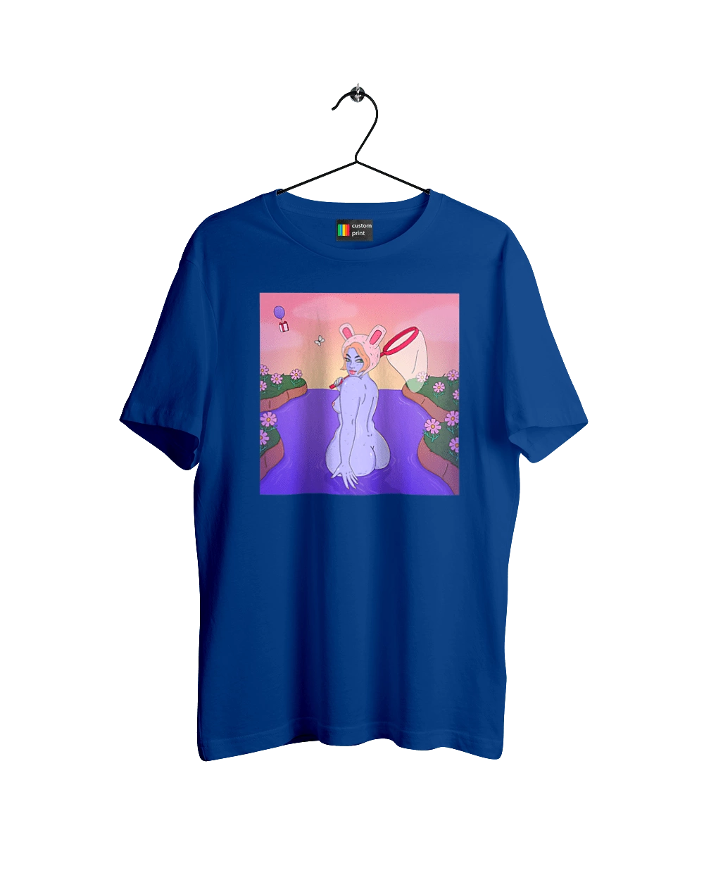 Purple Girl On The Hunt