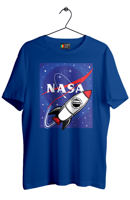 Men's t-shirt with prints NASA. Aeronautics, astronautics, aviation, nasa, research, rocket, science, space, technologies, usa. 2070702