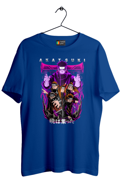 Men's t-shirt with prints Naruto Akatsuki. Akatsuki, anime, character, manga, naruto, ninja, pain, tv series, yahiko. 2070702