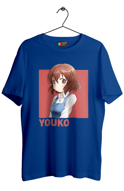 Men's t-shirt with prints Kiniro Mosaic Yoko Inokuma. Anime, gold mosaic, kiniro mosaic, kinmoza, manga, yoko, yoko inokuma. 2070702