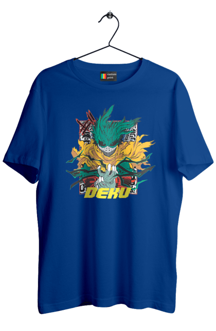 Men's t-shirt with prints My hero academy Midoriya. Anime, izuku, manga, midoriya, midoriya izuku, my hero academia, my hero academy. 2070702