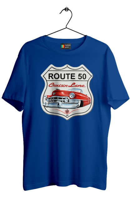 Футболка чоловіча з принтом "Route 50". Байк, байкер, байкер клуб, брат, брати, брутал, гарячий асфальт, гарячий кінь, гарячий стрижень, дорога 50, дорога 66, дорога 80, дороги америки, дороги україни, жага швидкості, клуб байкерів, мотоцикл, мотоцикліст, справжній чоловік, чувак, швидкість. 2070702