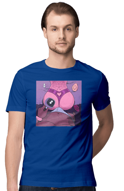 Футболка чоловіча з принтом "Ранкова Кава З Жопкою". Гола, жопа, кава, труси. 2070702