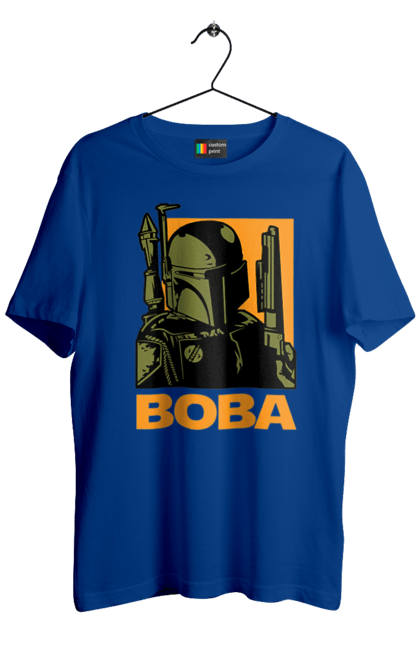 Men's t-shirt with prints Boba. Bob fett, boba fett, clone, head hunter, star wars. 2070702