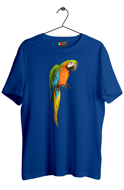 Футболка чоловіча з принтом "Просто Папуга". Папуга, пташка. 2070702